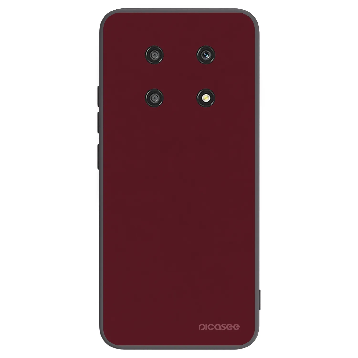 Picasee Honor Magic4 Lite 5G Hülle - Schwarzes Silikon - Burgundy red