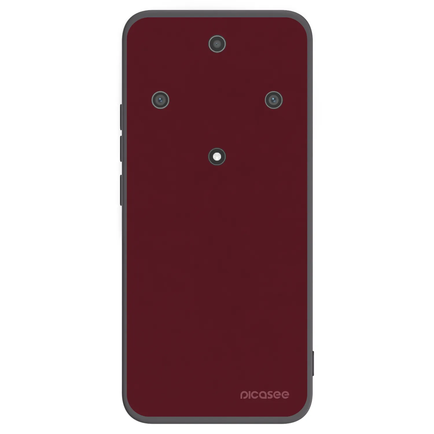 Picasee Honor Magic5 Lite 5G Hülle - Schwarzes Silikon - Burgundy red