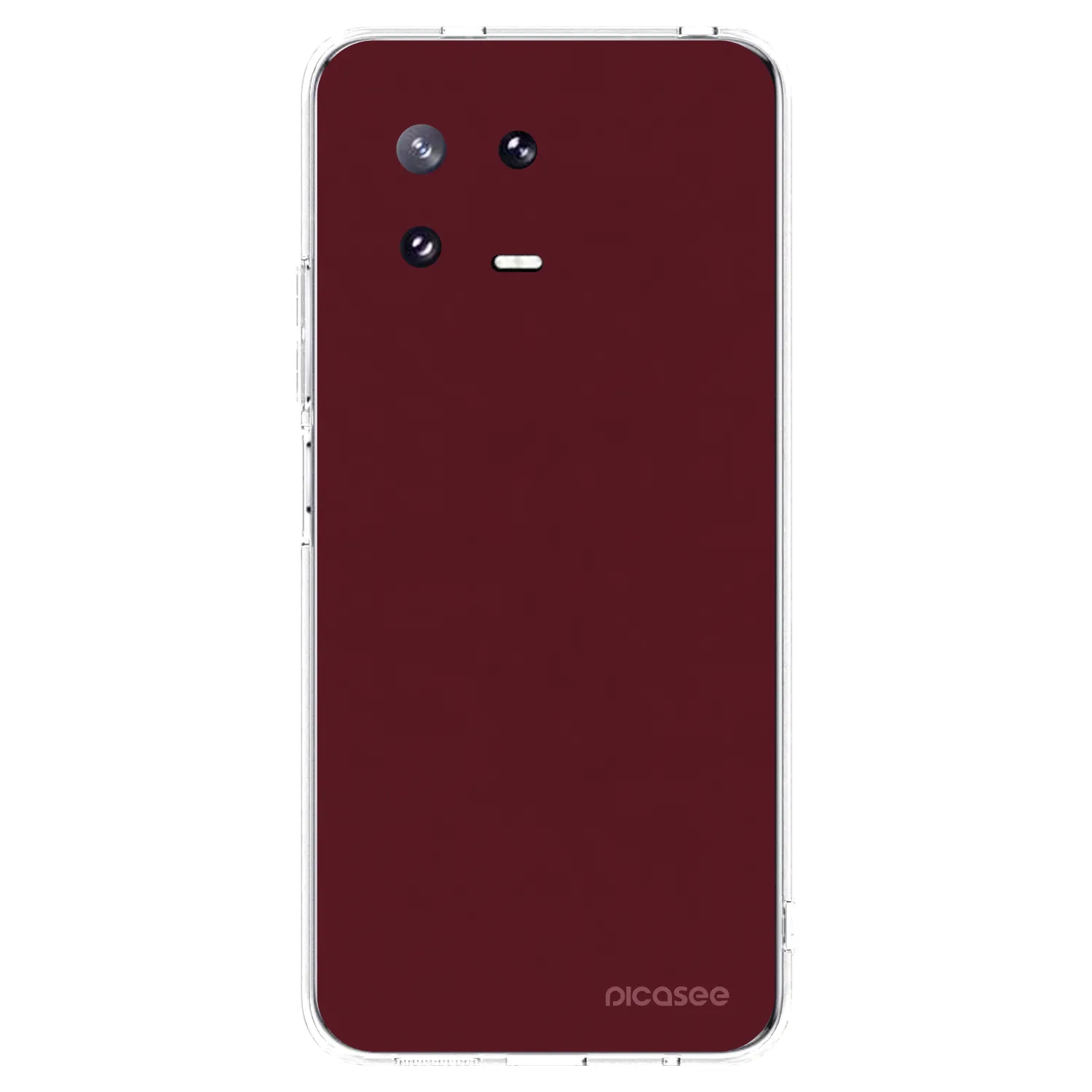 Picasee Xiaomi 13 Pro Hülle - Transparentes Silikon - Burgundy red