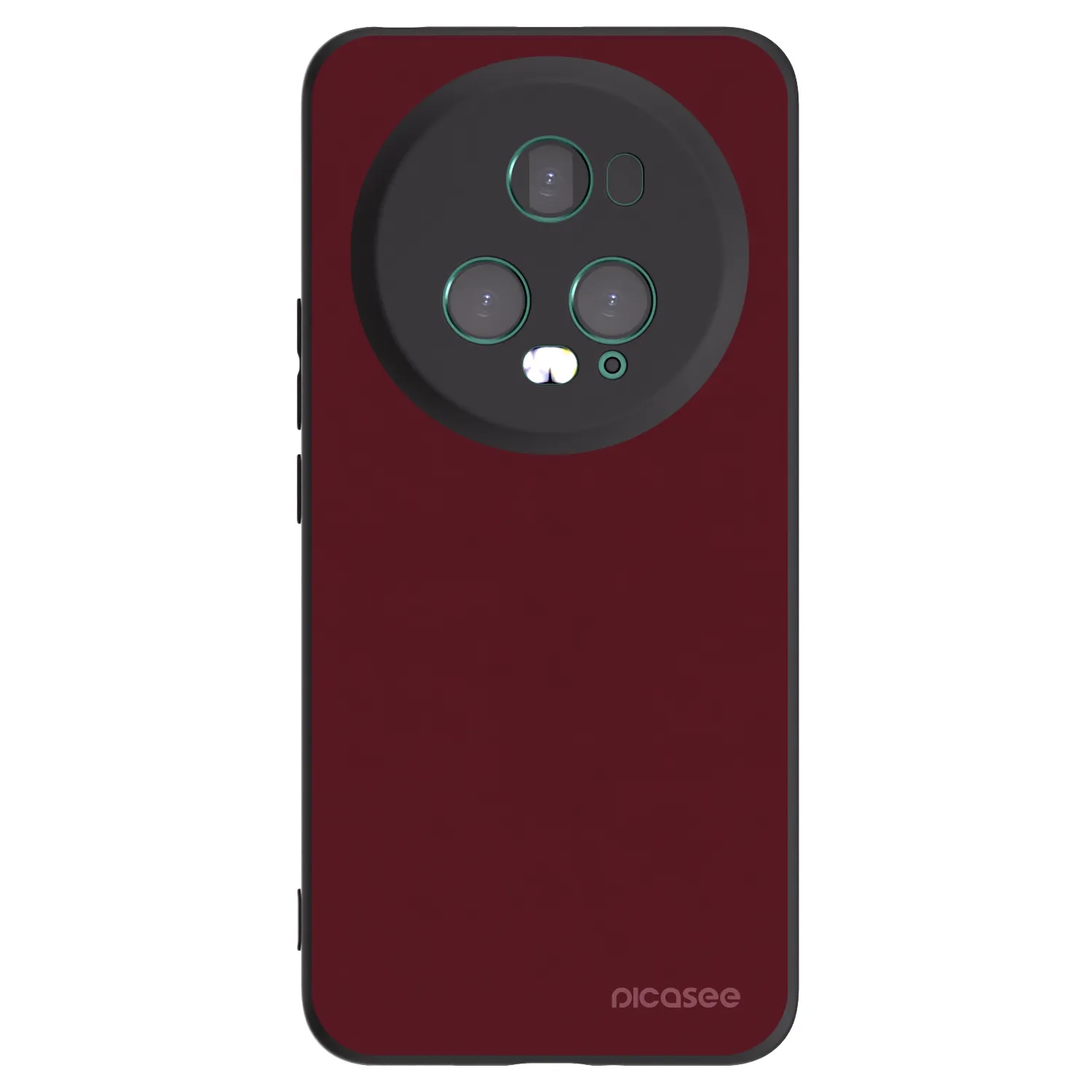 Picasee Honor Magic5 Pro Hülle - Schwarzes Silikon - Burgundy red