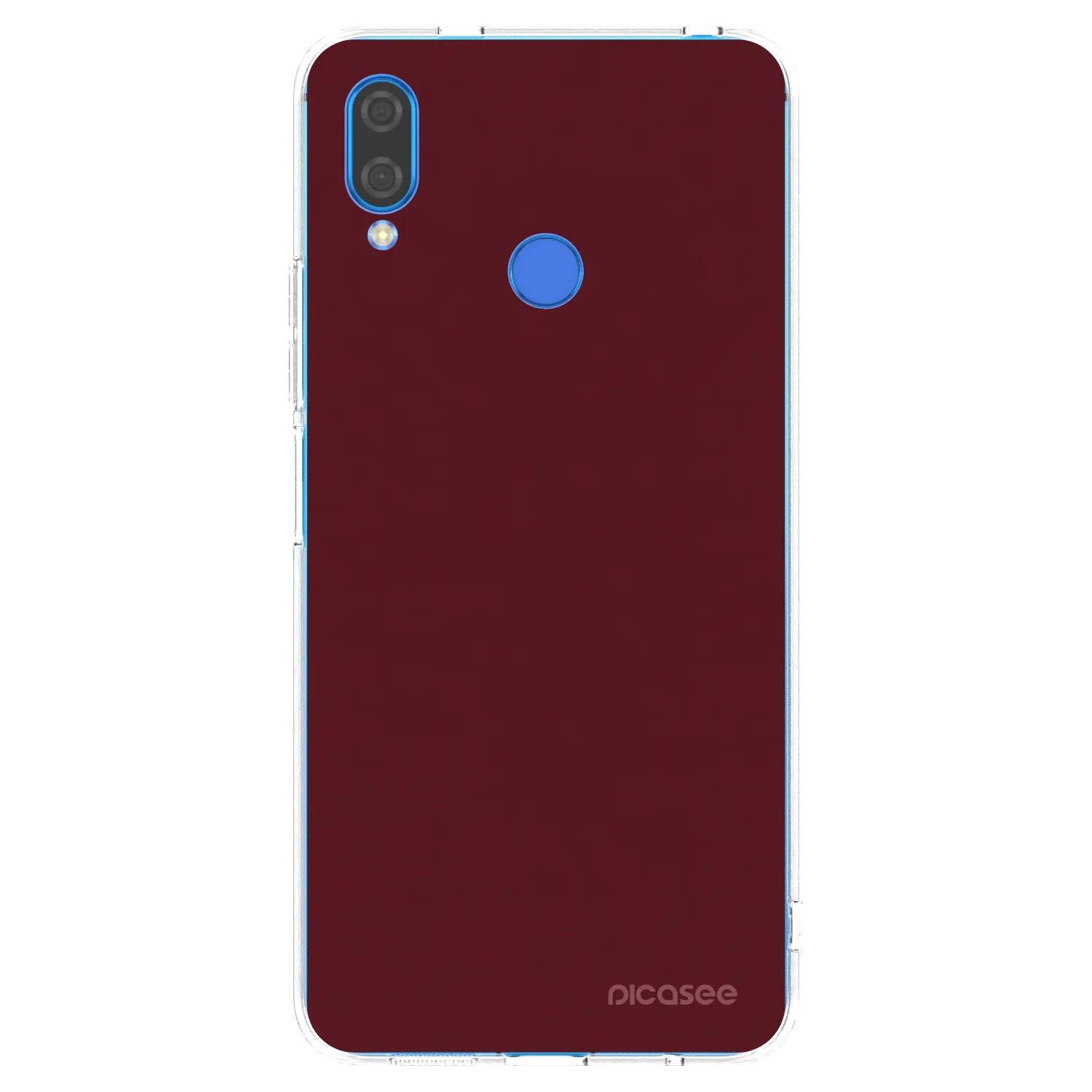 Picasee Huawei Nova 3 Hülle - Transparentes Silikon - Burgundy red