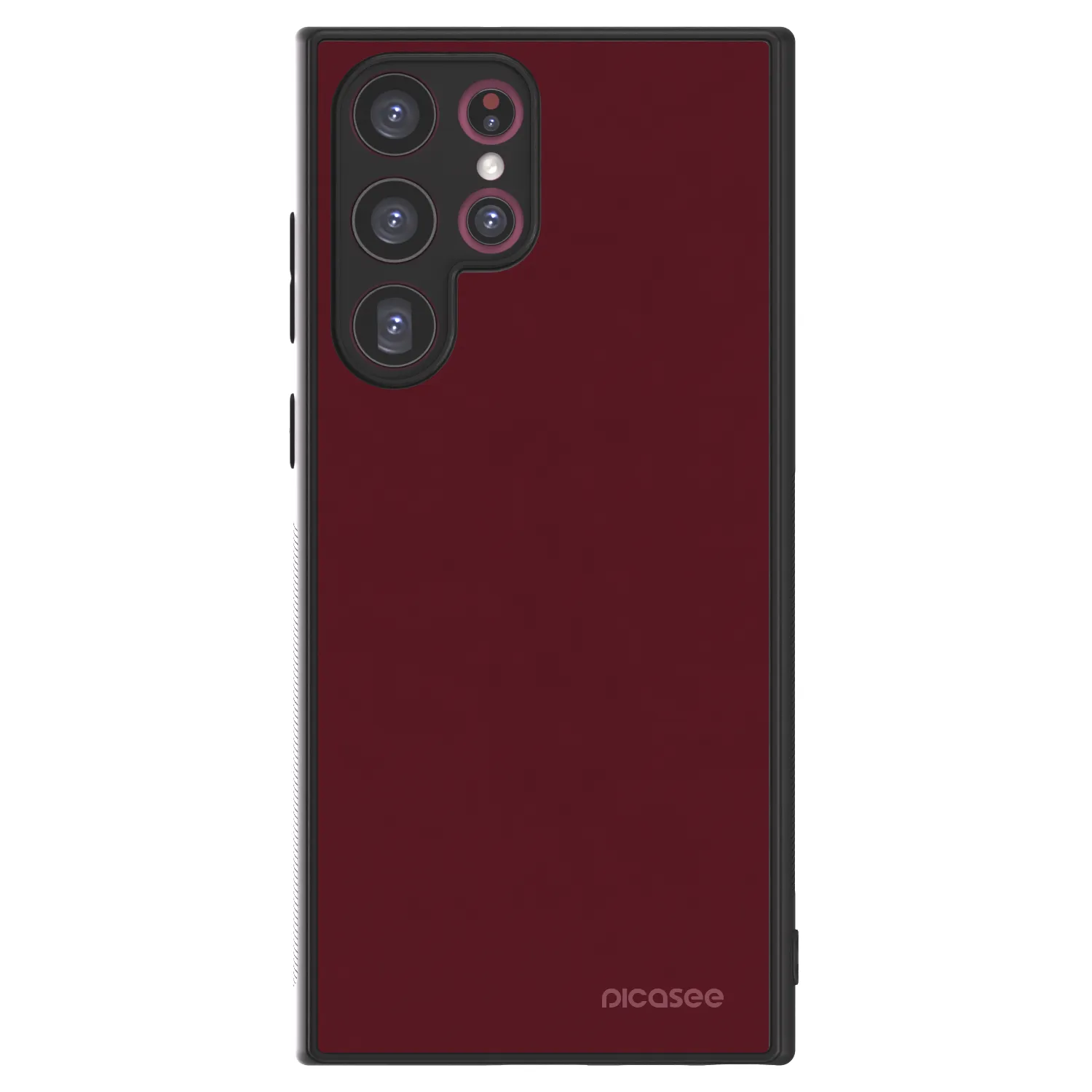 Picasee ULTIMATE CASE PowerShare für Samsung Galaxy S22 Ultra 5G - Burgundy red