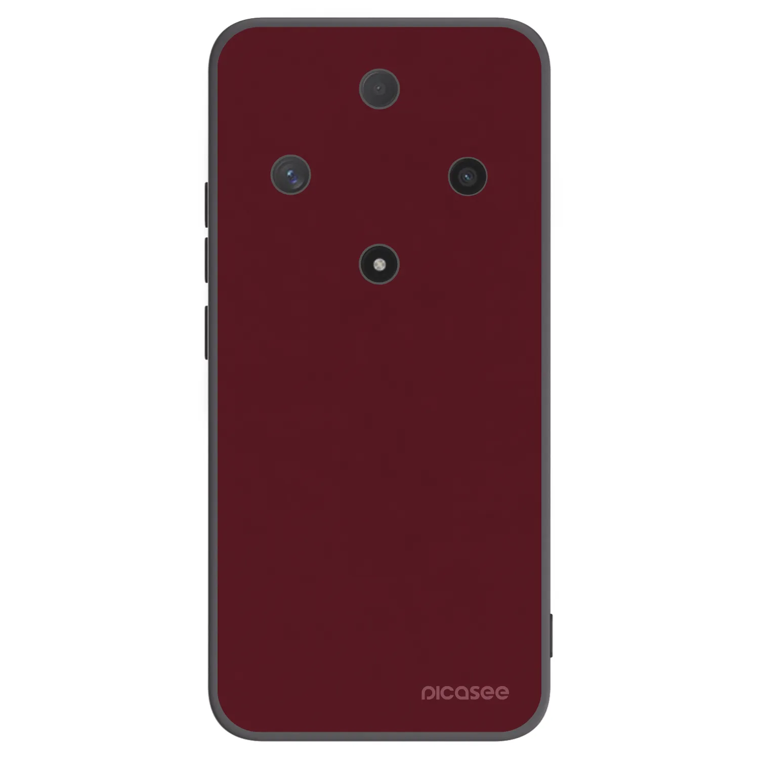 Picasee Honor Magic6 Lite 5G Hülle - Schwarzes Silikon - Burgundy red