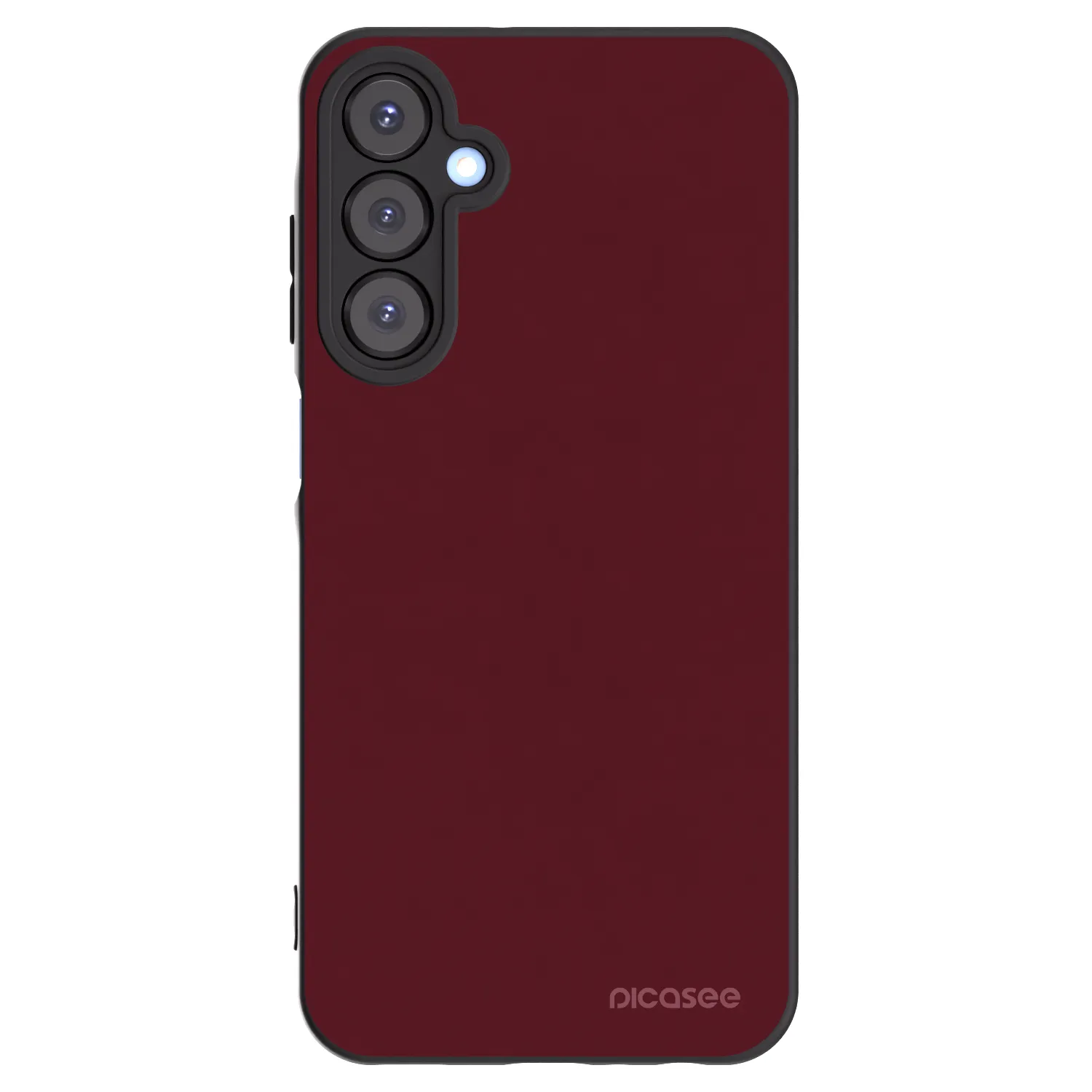 Picasee Samsung Galaxy A25 A256B 5G Hülle - Schwarzes Silikon - Burgundy red