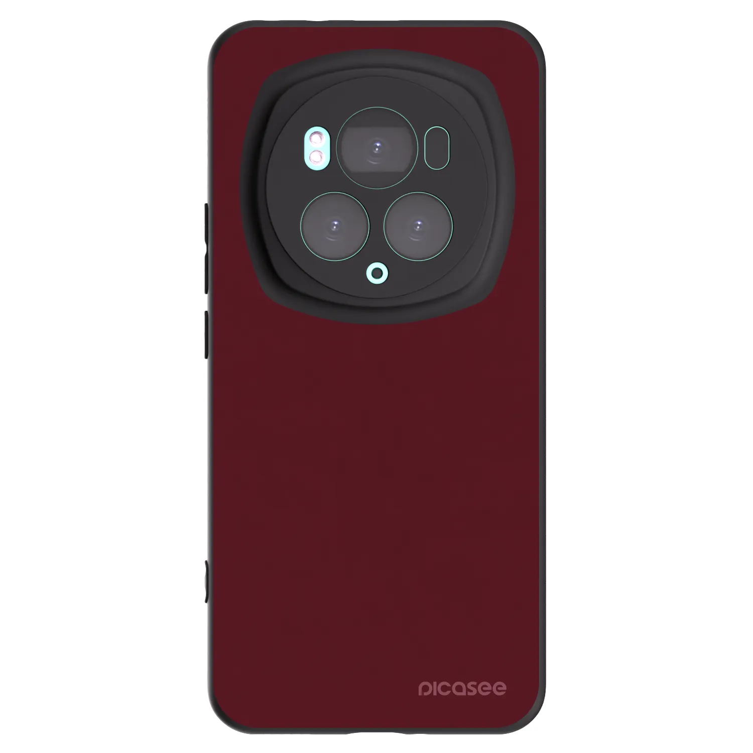 Picasee Honor Magic6 Pro Hülle - Schwarzes Silikon - Burgundy red