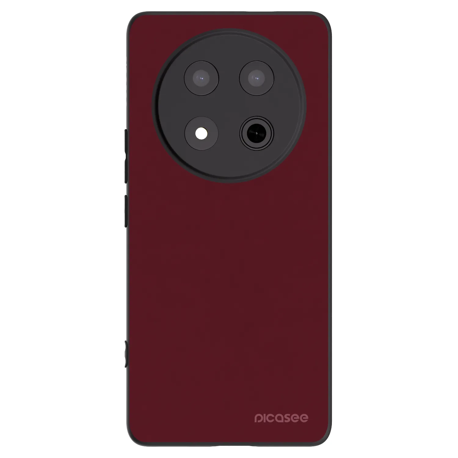 Picasee Honor Magic7 Lite 5G Hülle - Schwarzes Silikon - Burgundy red
