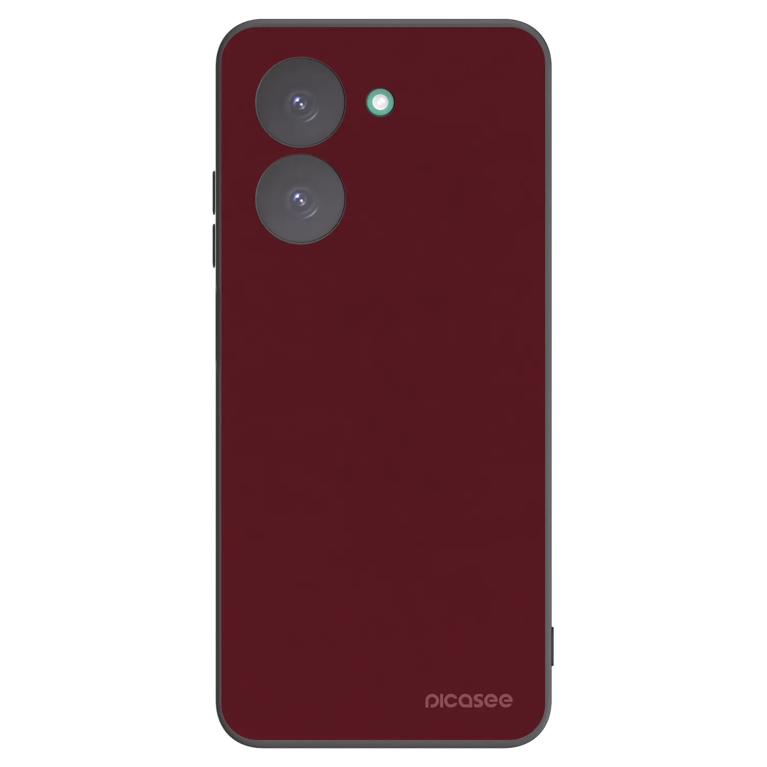 Picasee Xiaomi Redmi A5 Hülle - Schwarzes Silikon - Burgundy red