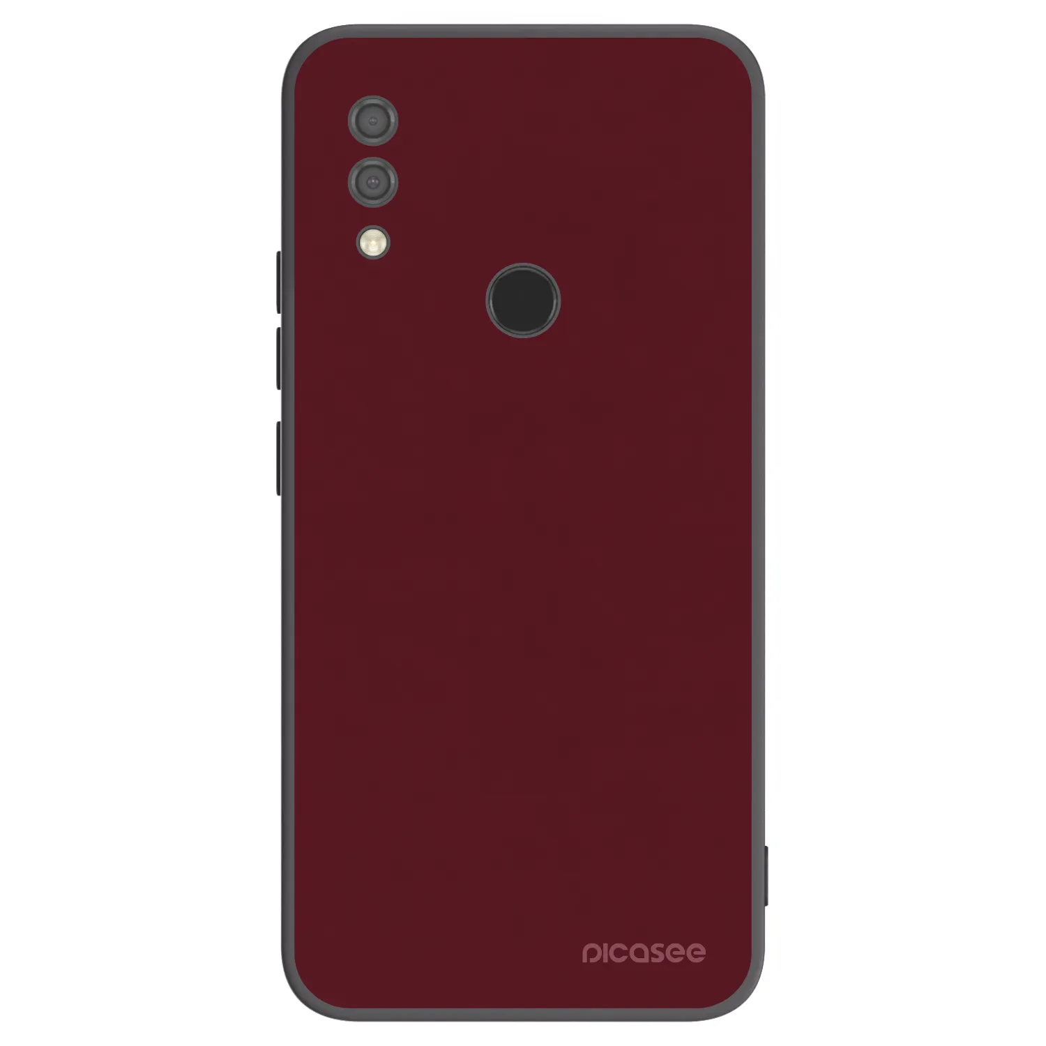 Picasee Xiaomi Redmi 7 Hülle - Schwarzes Silikon - Burgundy red