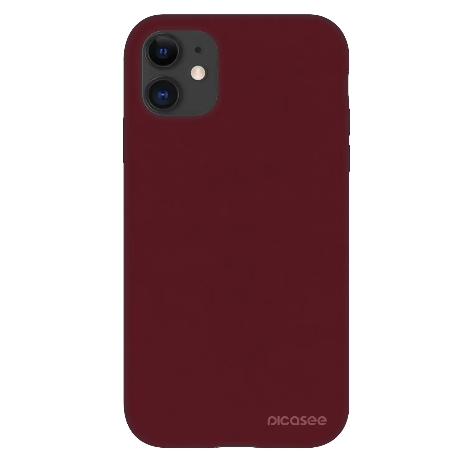 Picasee Fashion Case für Apple iPhone 11 - Burgundy red
