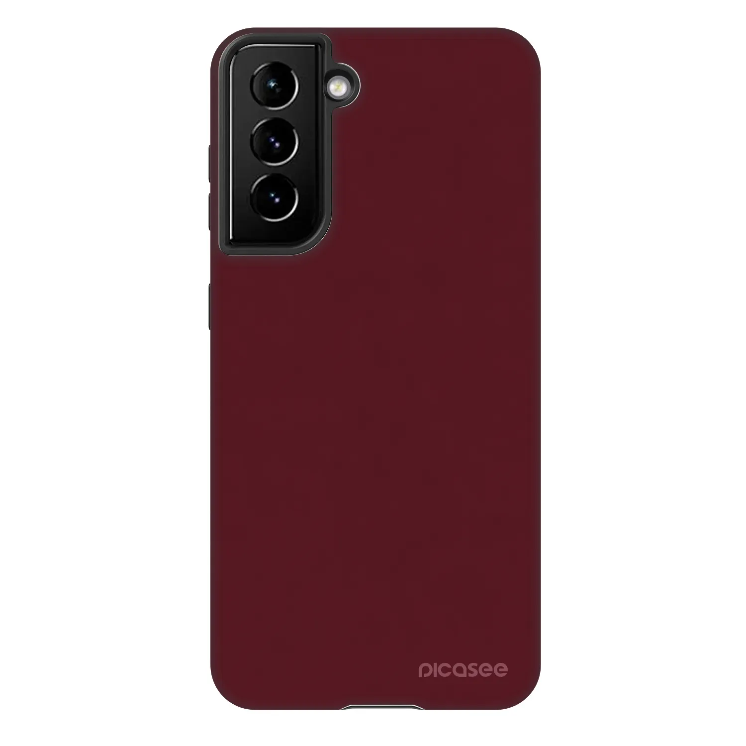 Picasee Fashion Case für Samsung Galaxy S21 5G G991B - Burgundy red