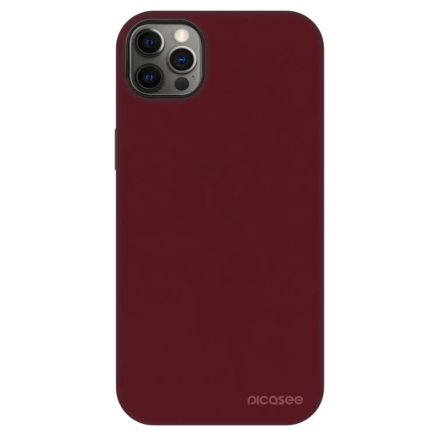 Picasee Fashion Case MagSafe für Apple iPhone 12 Pro Max - Burgundy red