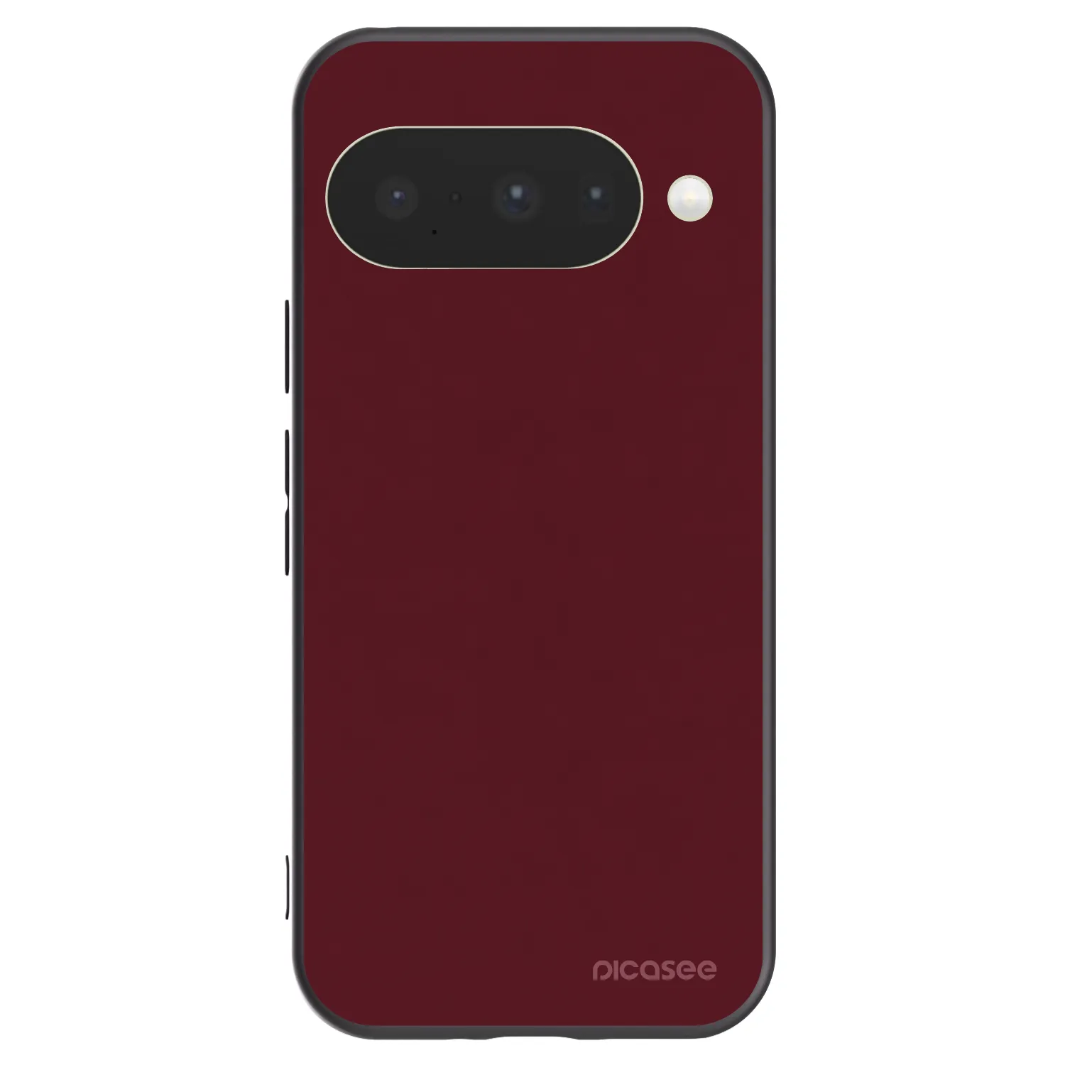 Picasee Google Pixel 10 Hülle - Schwarzes Silikon - Burgundy red