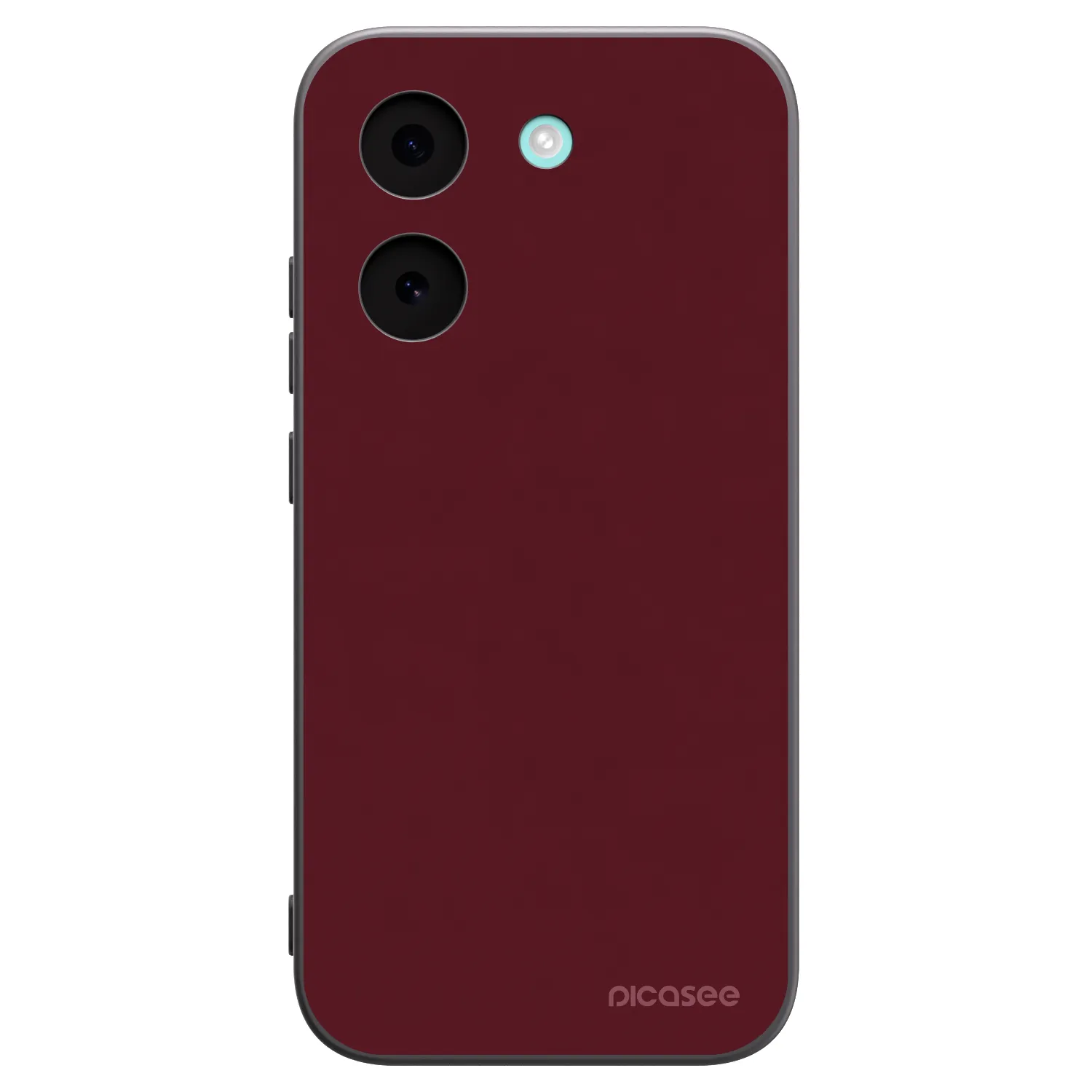 Picasee Xiaomi Poco X8 Pro Hülle - Schwarzes Silikon - Burgundy red