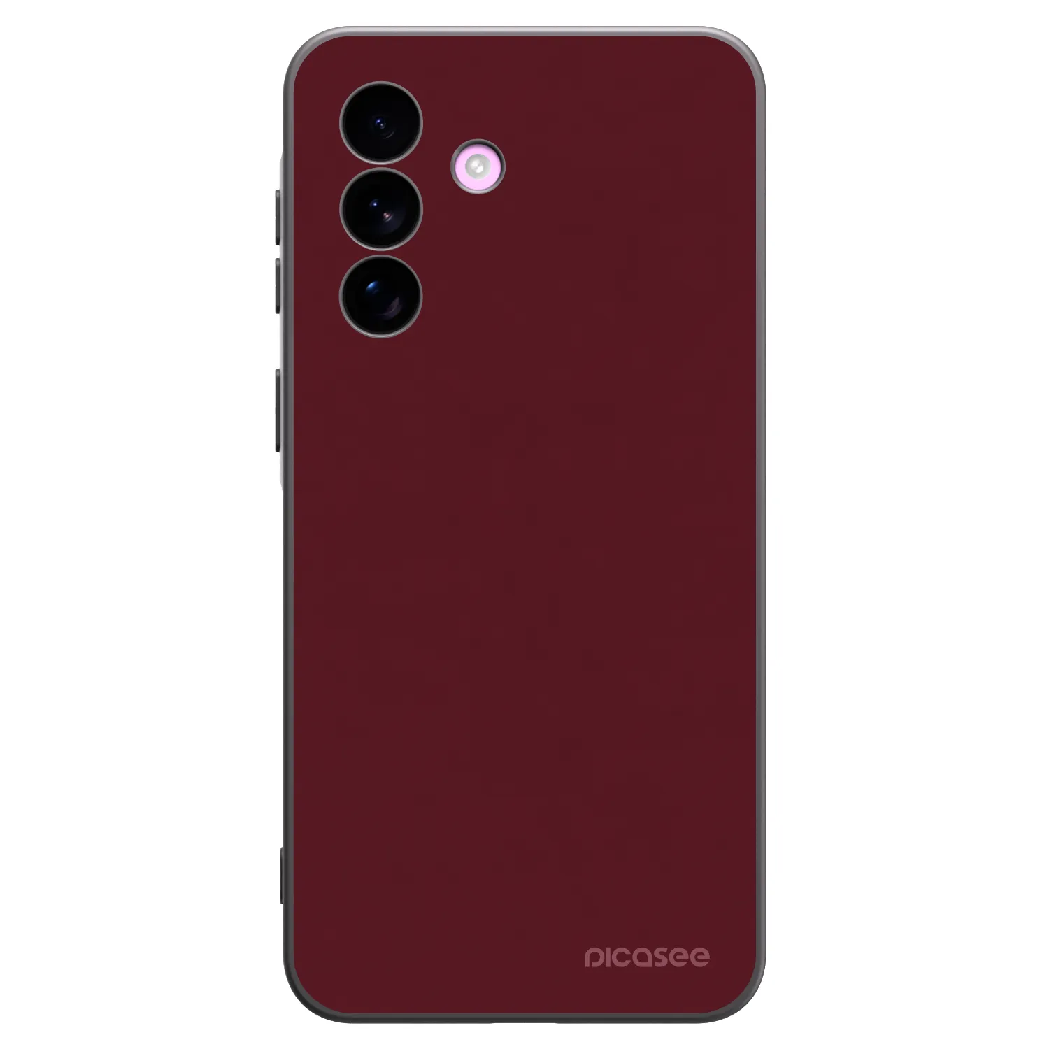 Picasee Samsung Galaxy A57 5G Hülle - Schwarzes Silikon - Burgundy red
