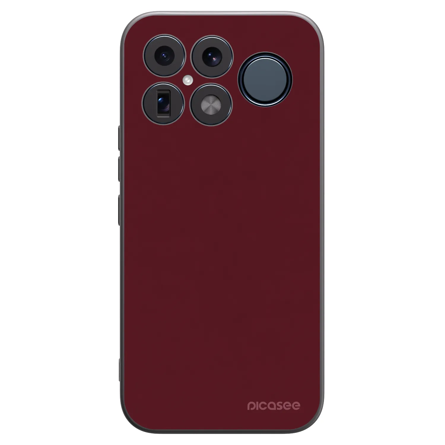Picasee Xiaomi Poco F8 Ultra Hülle - Schwarzes Silikon - Burgundy red