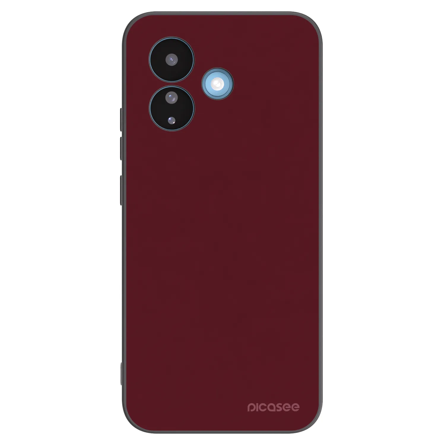 Picasee Xiaomi Redmi Note 17 Pro 5G Hülle - Schwarzes Silikon - Burgundy red