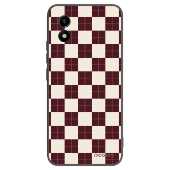 Picasee Vivo Y01 Hülle - Schwarzes Silikon - Checked Away