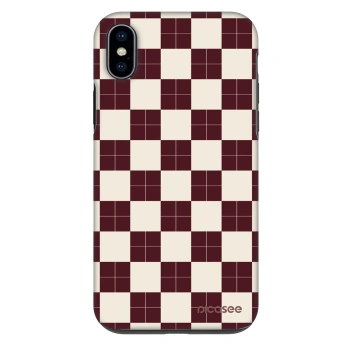 Hülle für Apple iPhone XS Max - Checked Away