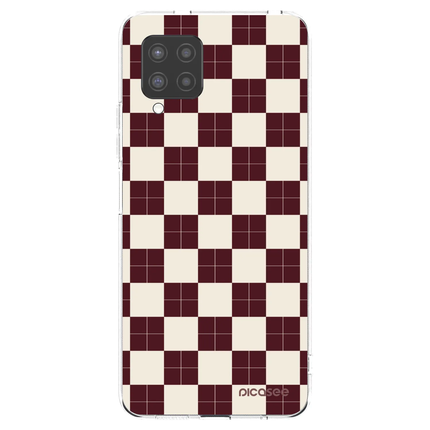 Picasee Samsung Galaxy A42 A426B Hülle - Transparentes Silikon - Checked Away
