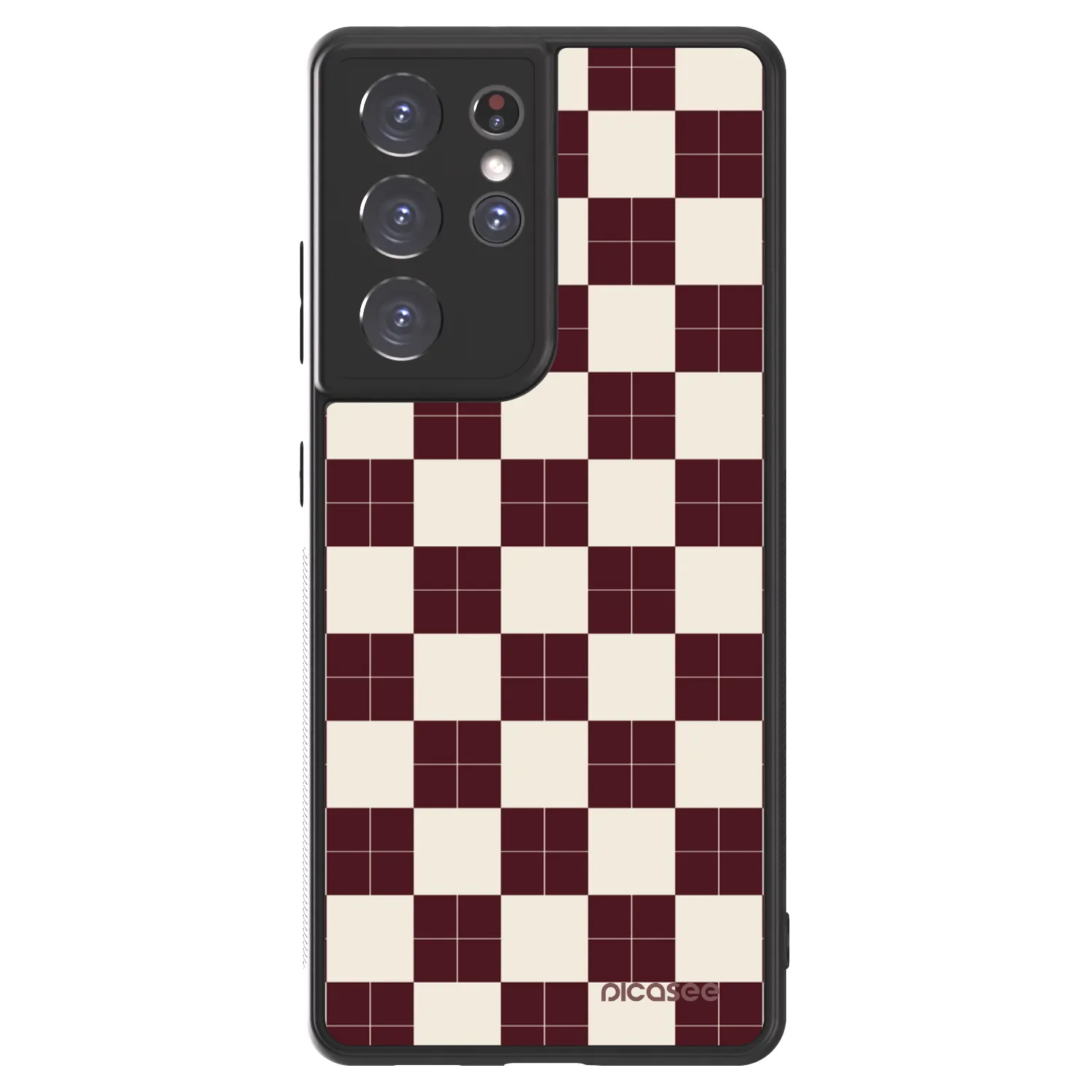 Picasee ULTIMATE CASE für Samsung Galaxy S21 Ultra 5G G998B - Checked Away