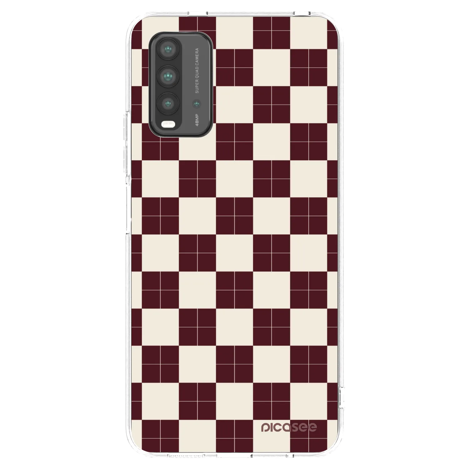 Picasee Xiaomi Redmi 9T Hülle - Transparentes Silikon - Checked Away