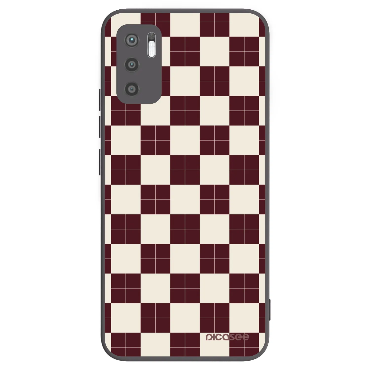 Picasee Xiaomi Redmi Note 10 5G Hülle - Schwarzes Silikon - Checked Away