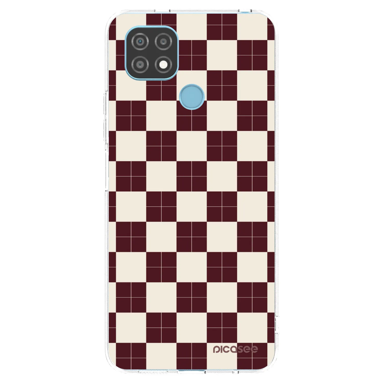 Picasee Realme C21 Hülle - Transparentes Silikon - Checked Away