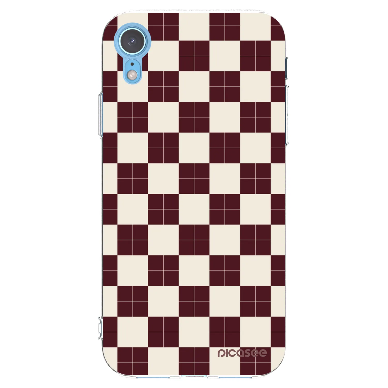 Picasee Apple iPhone XR Hülle - Transparentes Silikon - Checked Away