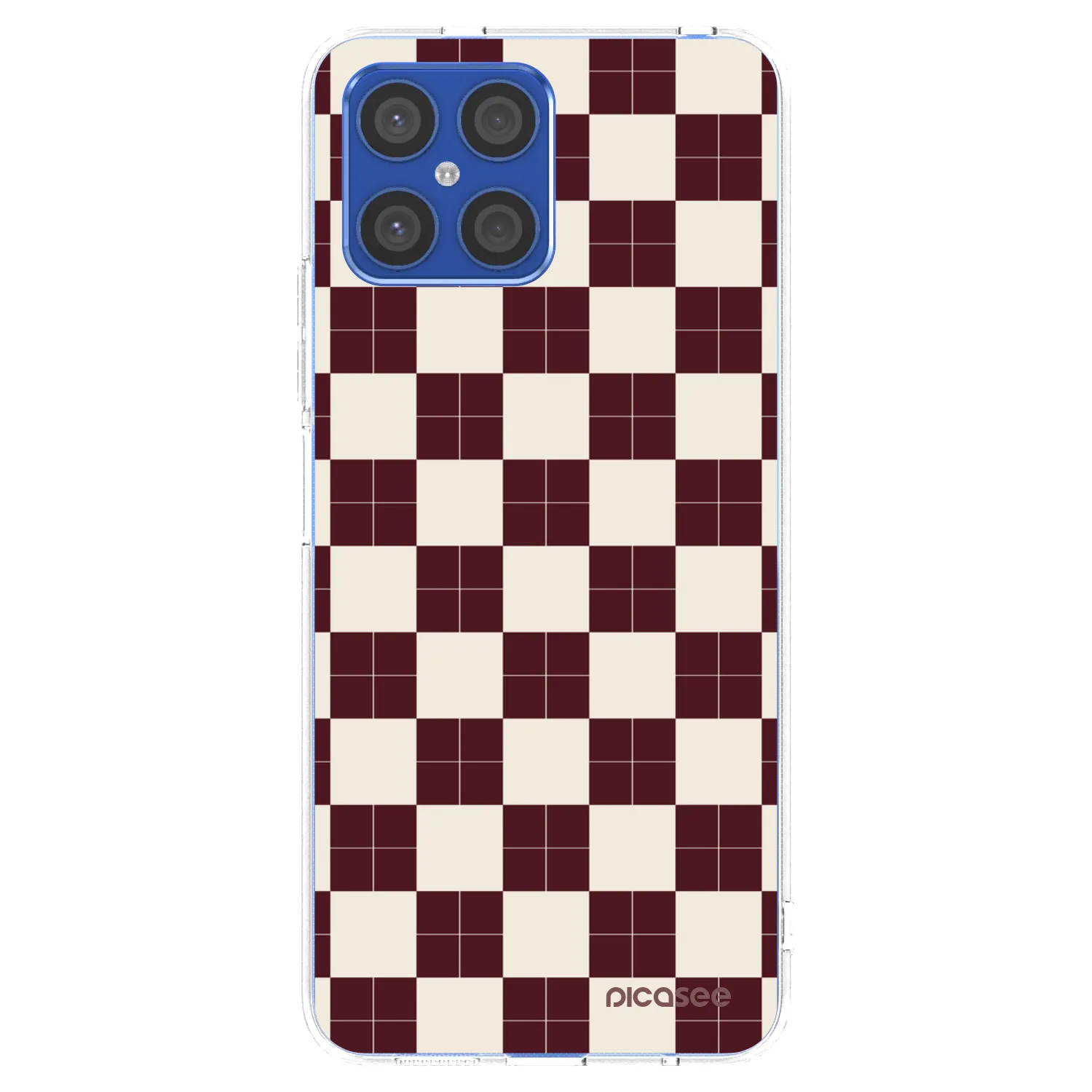 Picasee Honor X8 4G Hülle - Transparentes Silikon - Checked Away