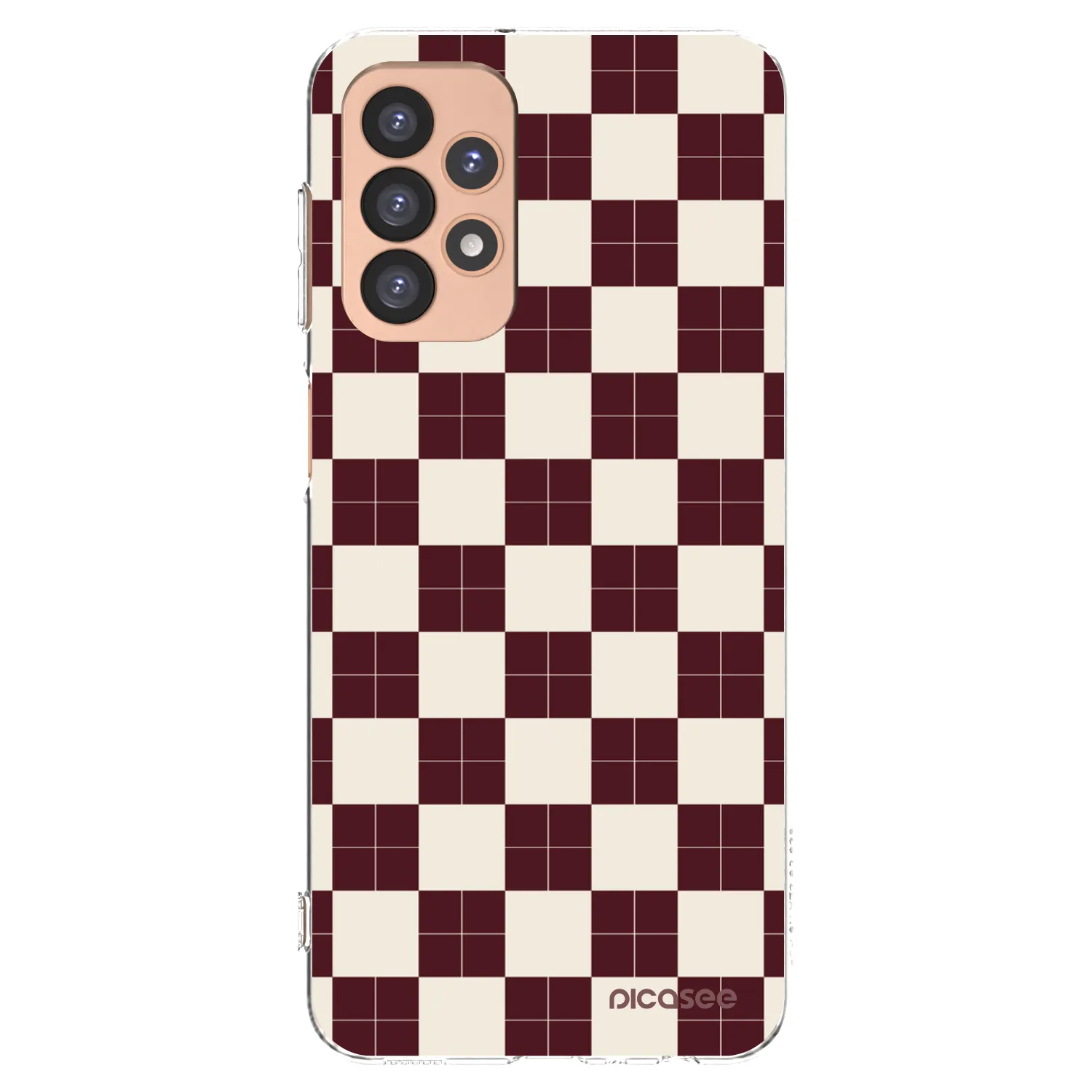 Picasee Samsung Galaxy A23 A236B 5G Hülle - Transparentes Silikon - Checked Away