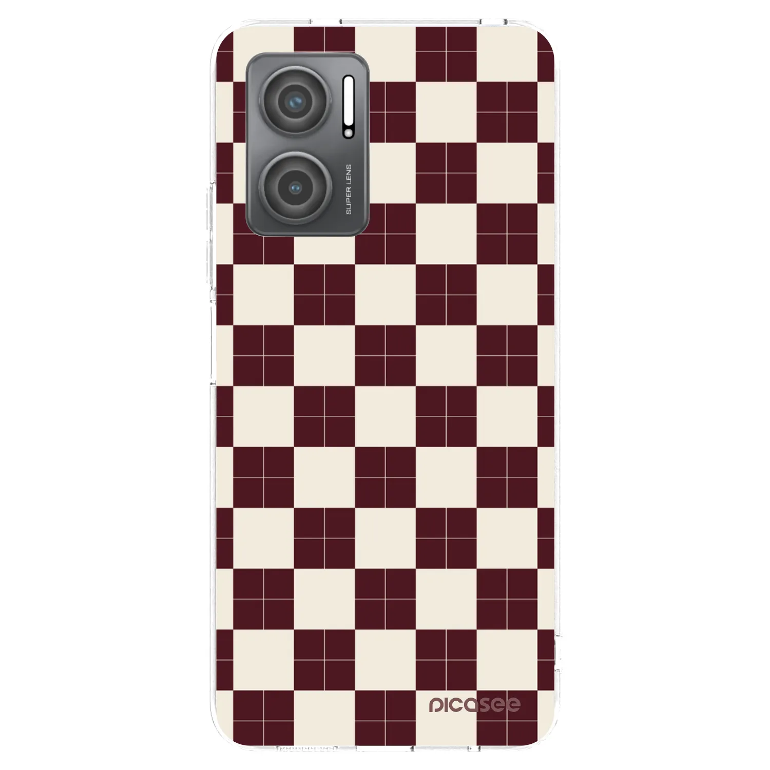 Picasee Xiaomi Redmi 10 5G Hülle - Transparentes Silikon - Checked Away