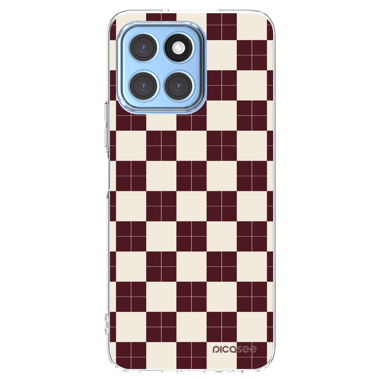 Picasee Honor X8 5G Hülle - Transparentes Silikon - Checked Away