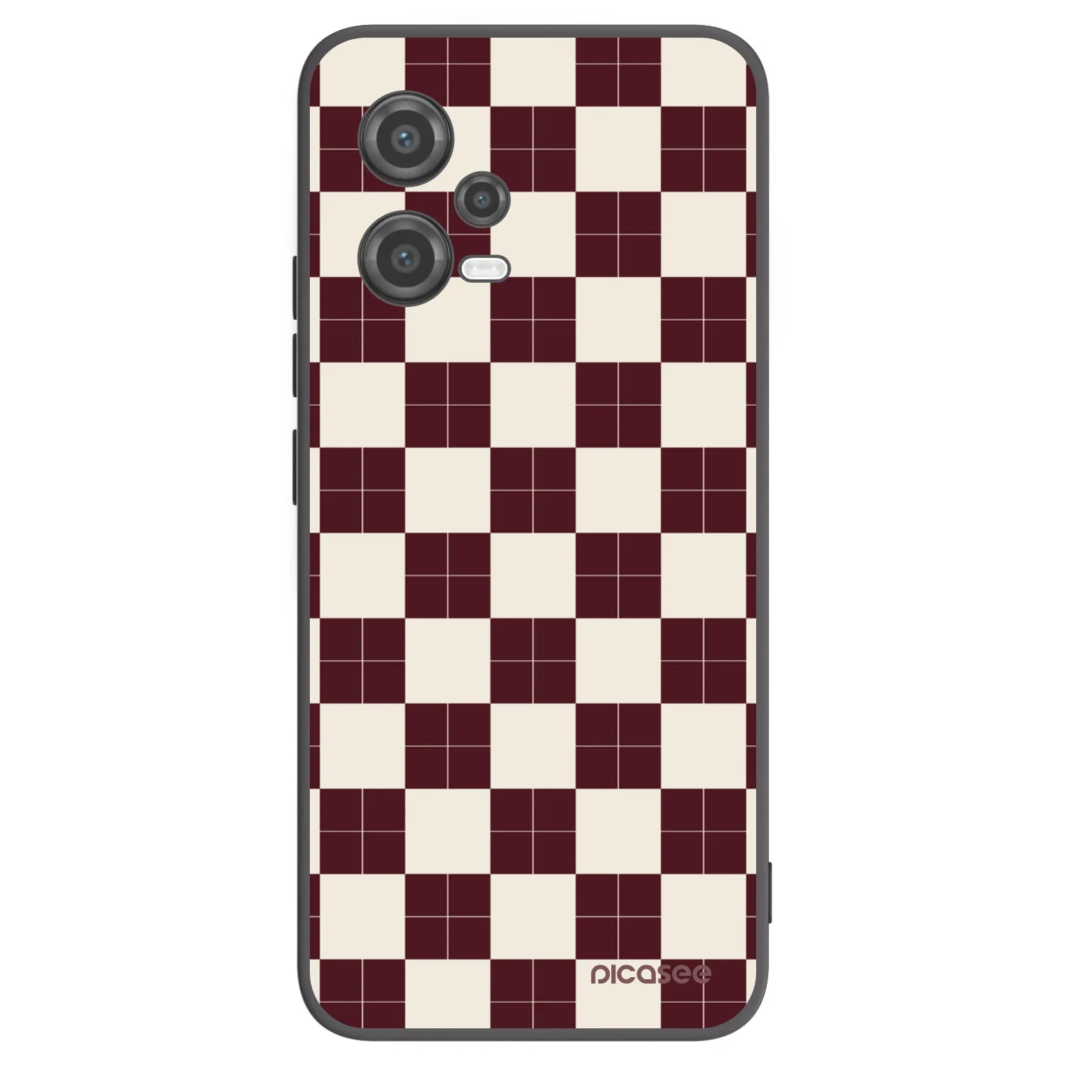Picasee Xiaomi Poco X5 Hülle - Schwarzes Silikon - Checked Away