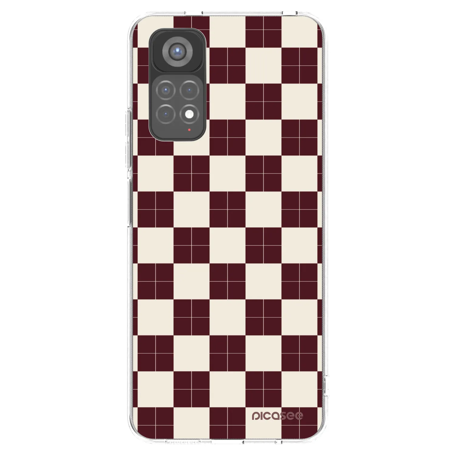 Picasee Xiaomi Redmi Note 11S 5G Hülle - Transparentes Silikon - Checked Away