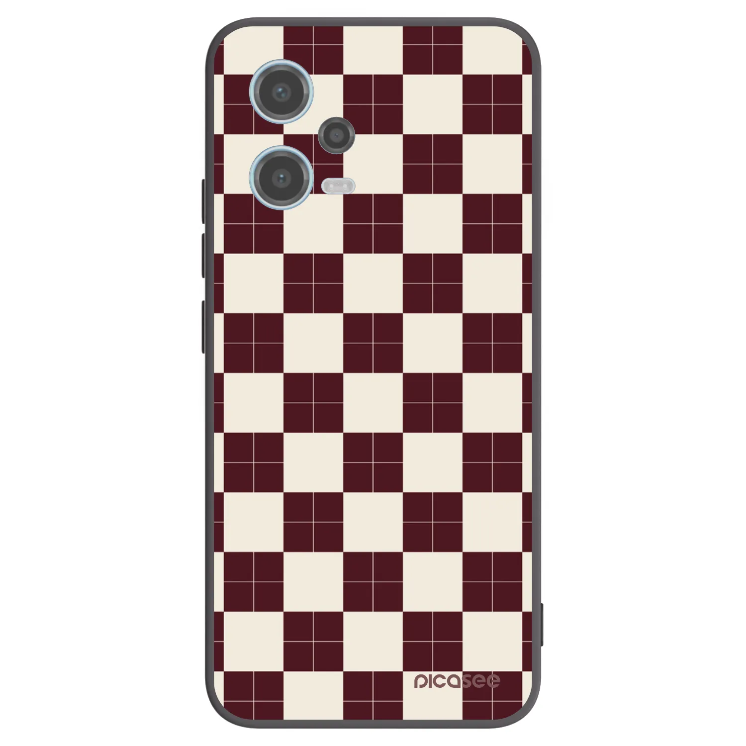 Picasee Xiaomi Redmi Note 12 5G Hülle - Schwarzes Silikon - Checked Away