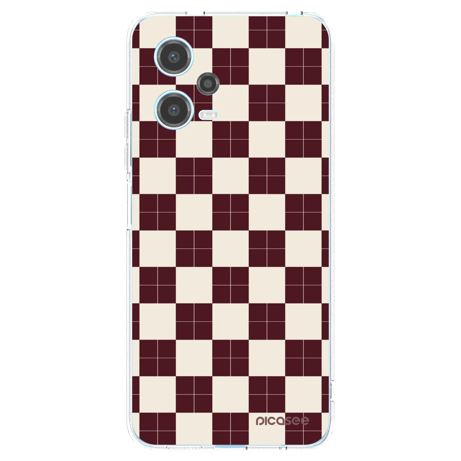 Picasee Xiaomi Redmi Note 12 5G Hülle - Transparentes Silikon - Checked Away