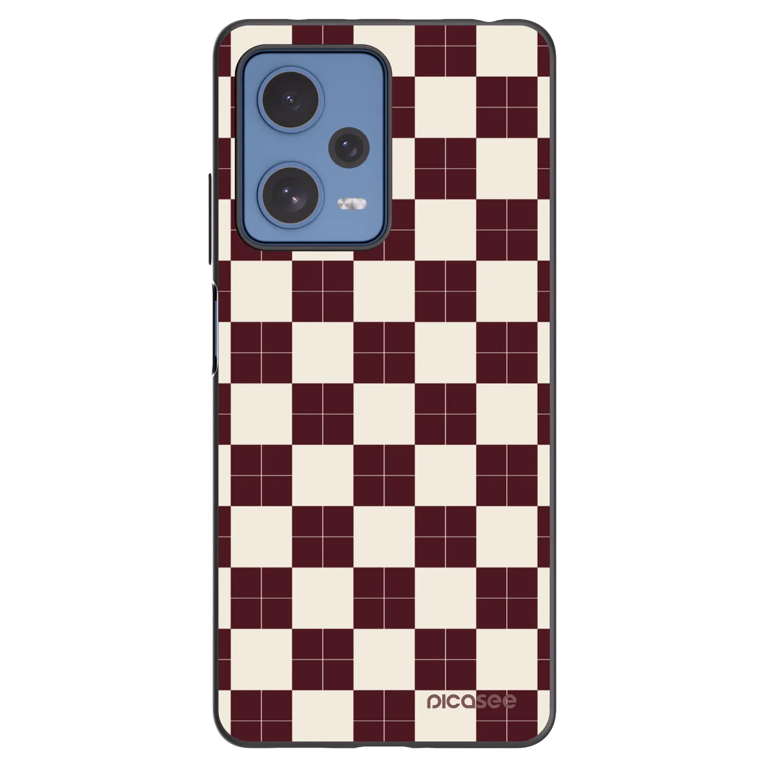 Picasee Xiaomi Redmi Note 12 Pro 5G Hülle - Schwarzes Silikon - Checked Away