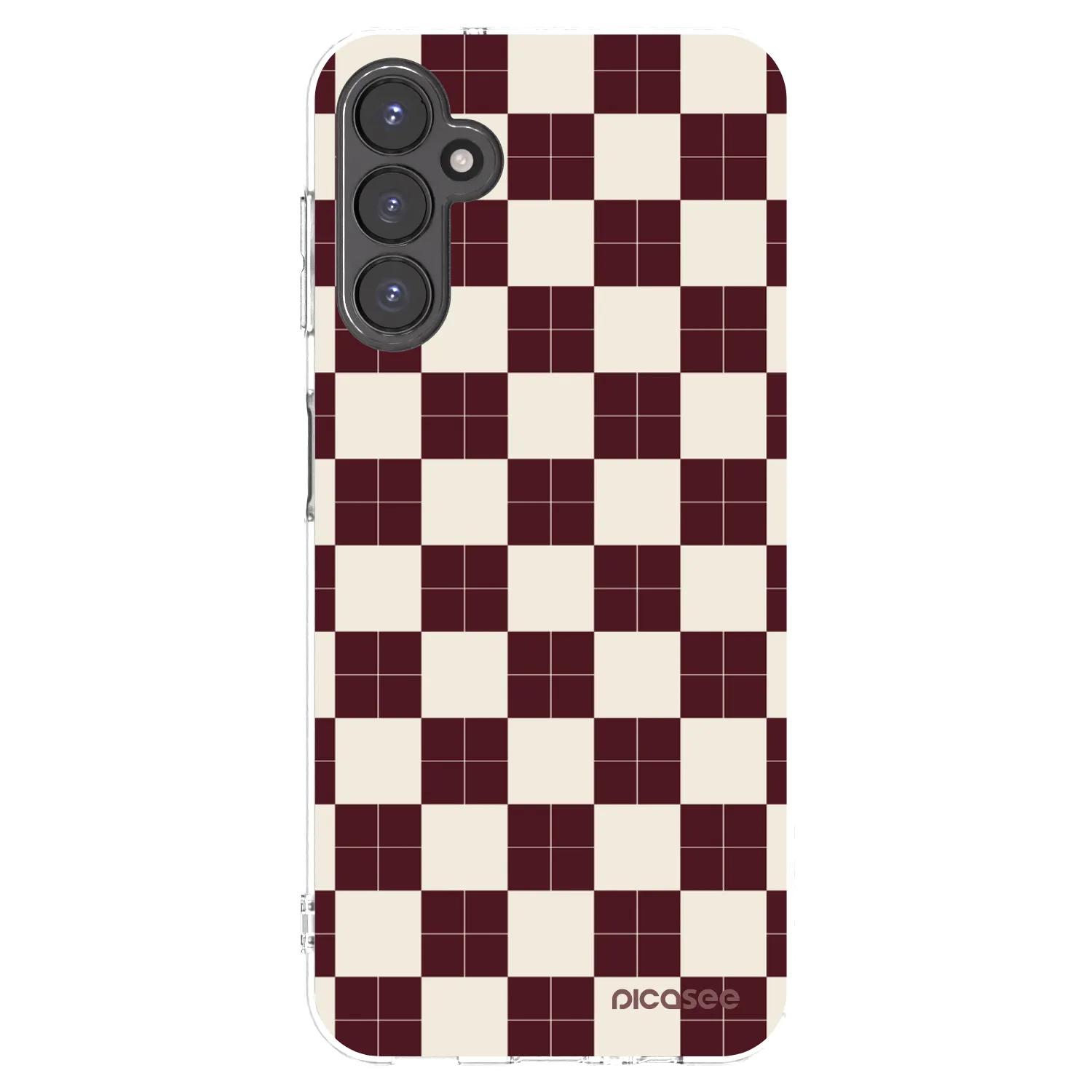 Picasee Samsung Galaxy A14 5G A146P Hülle - Transparentes Silikon - Checked Away
