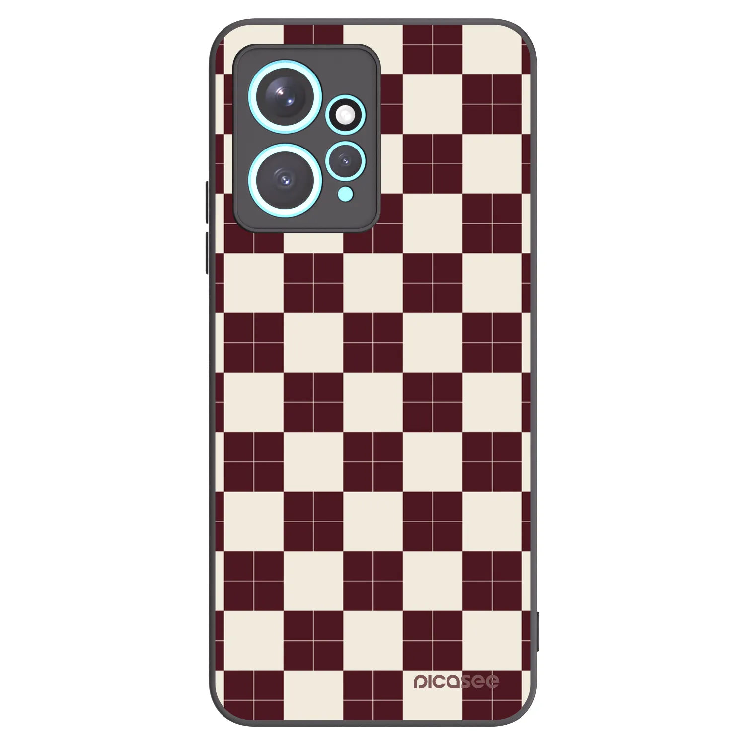 Picasee Xiaomi Redmi Note 12 4G Hülle - Schwarzes Silikon - Checked Away