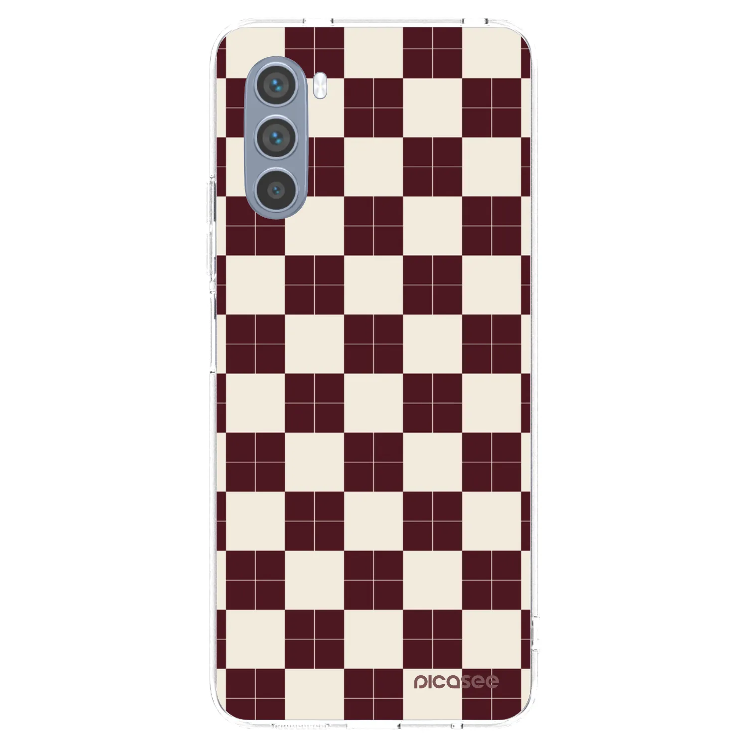 Picasee Motorola Moto G62 Hülle - Transparentes Silikon - Checked Away