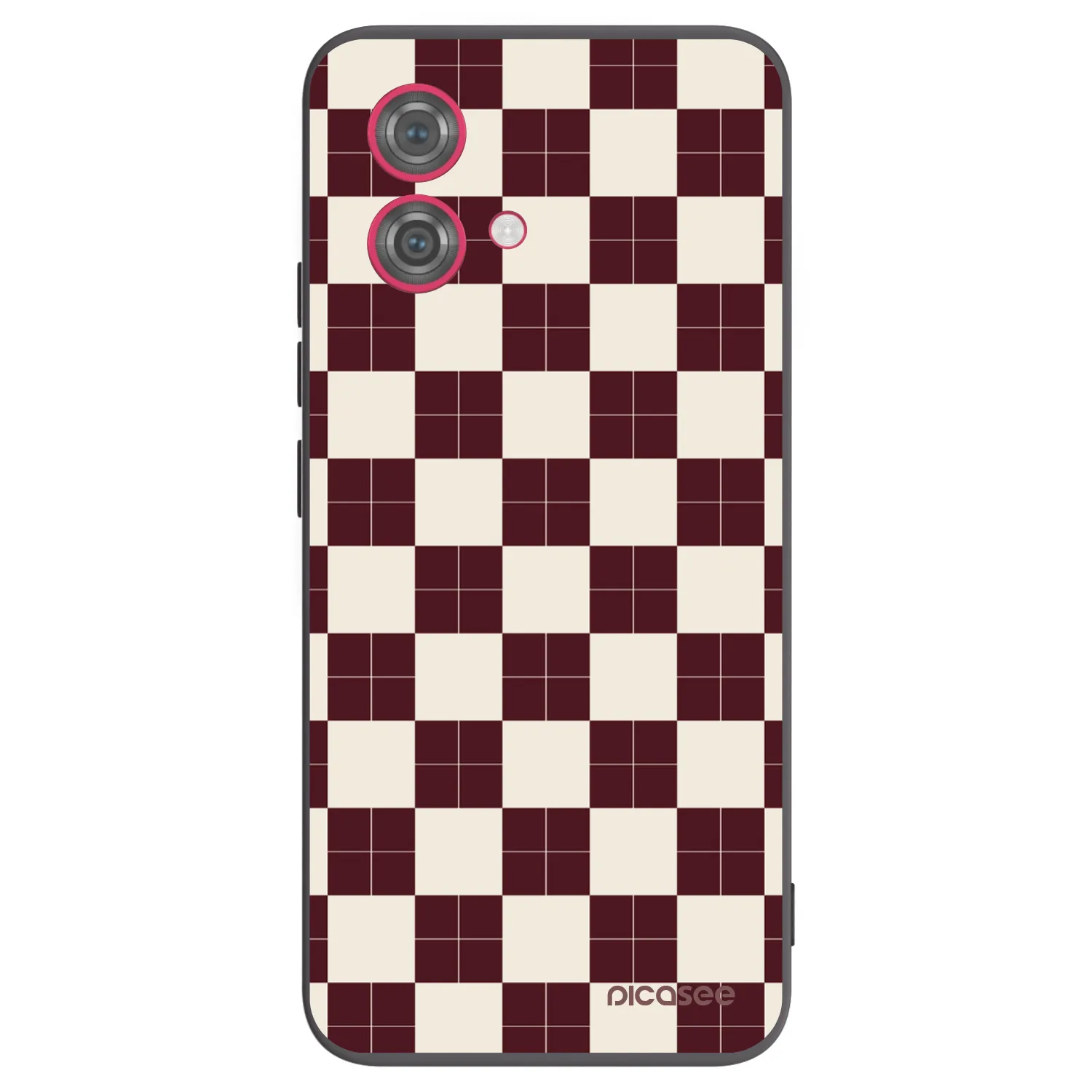 Picasee Motorola Moto G84 5G Hülle - Schwarzes Silikon - Checked Away