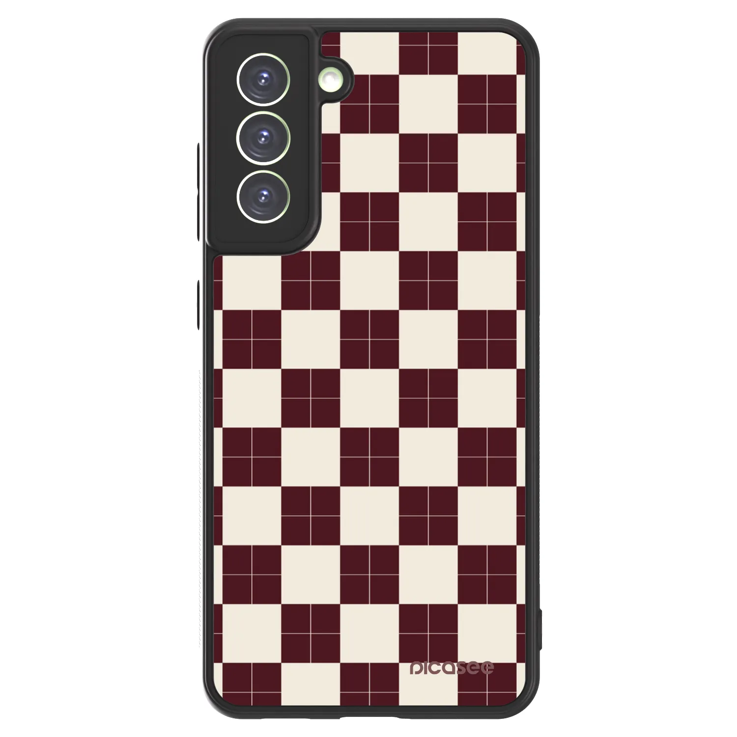 Picasee ULTIMATE CASE PowerShare für Samsung Galaxy S21 FE 5G - Checked Away