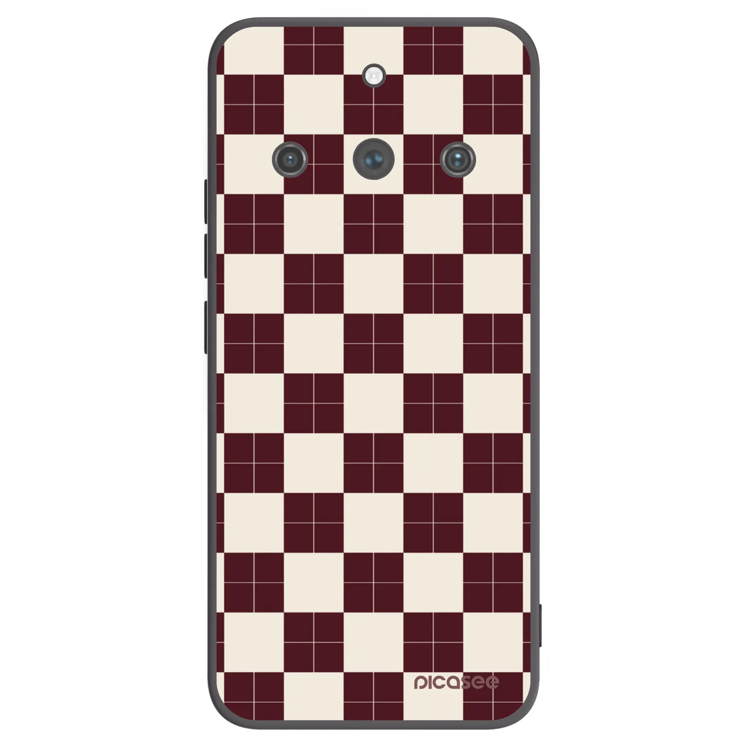 Picasee Realme 11 Pro+ Hülle - Schwarzes Silikon - Checked Away