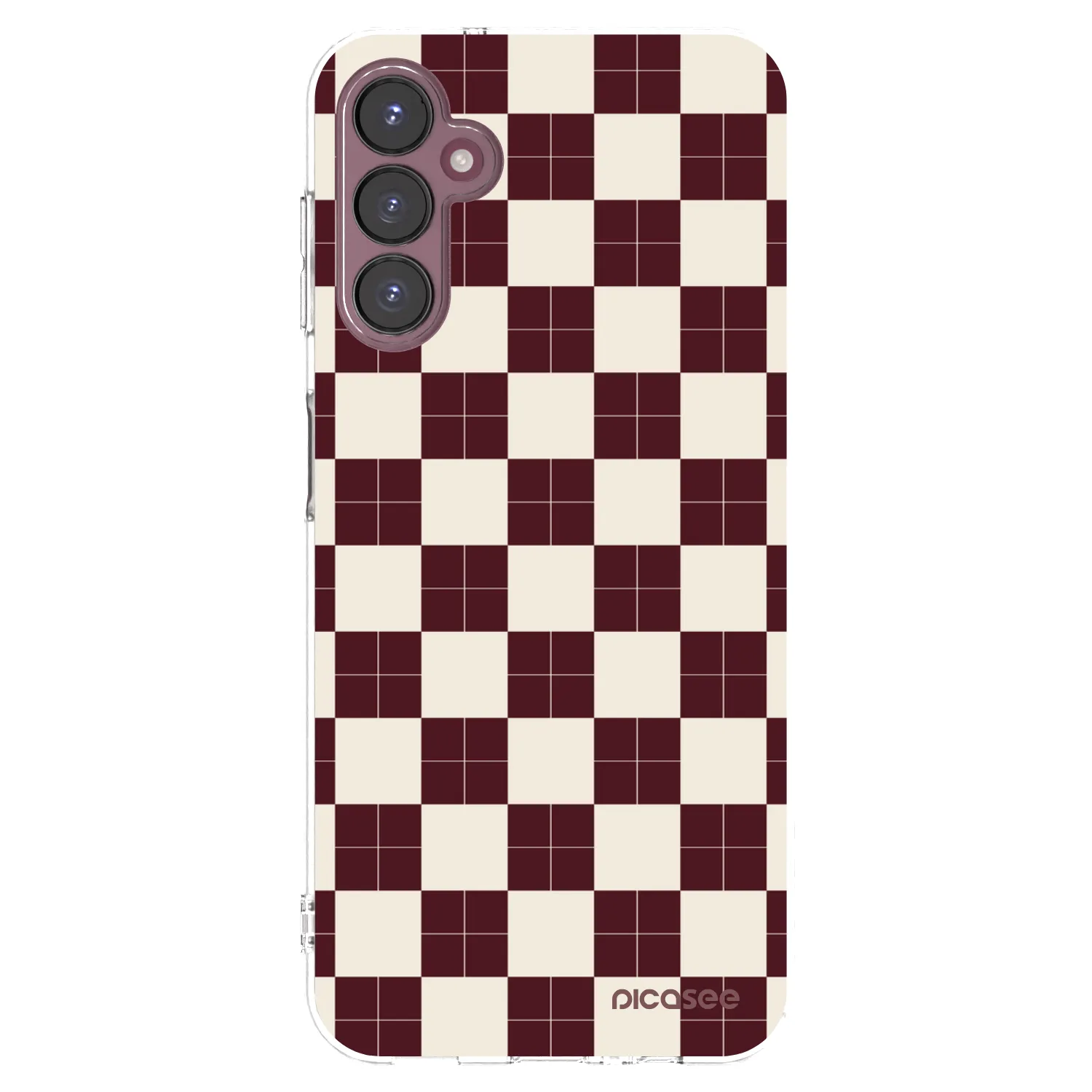 Picasee Samsung Galaxy A05s A057G Hülle - Transparentes Silikon - Checked Away