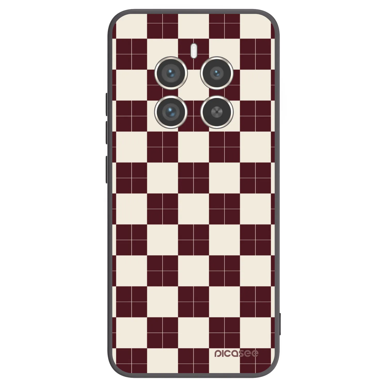 Picasee Realme 12 Pro 5G Hülle - Schwarzes Silikon - Checked Away