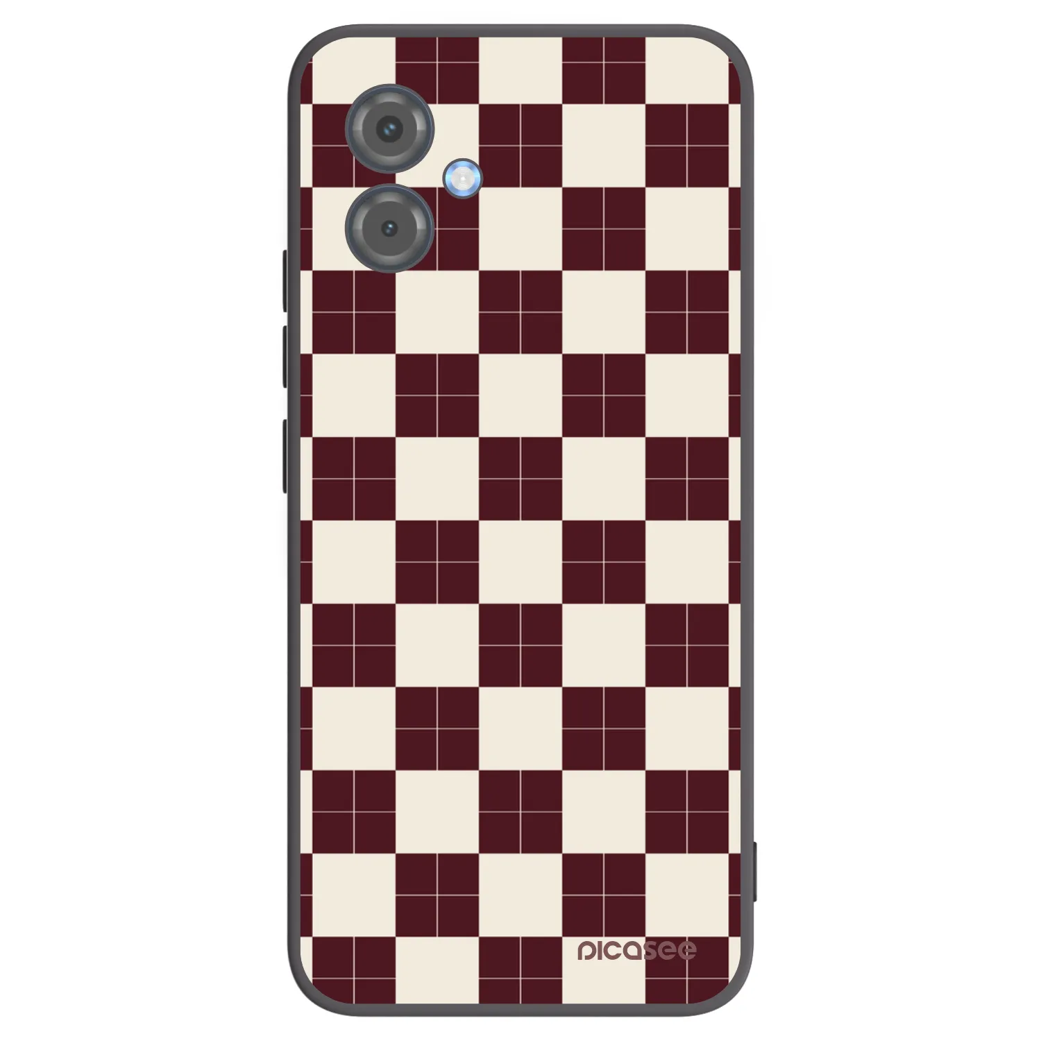 Picasee Motorola Moto G14 Hülle - Schwarzes Silikon - Checked Away