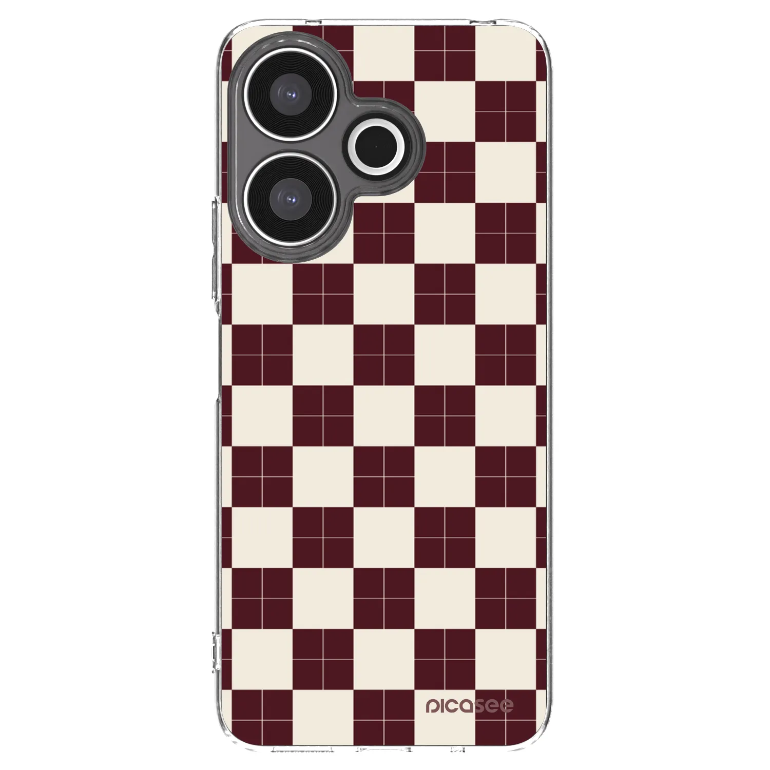 Picasee Xiaomi Redmi 13 4G Hülle - Transparentes Silikon - Checked Away