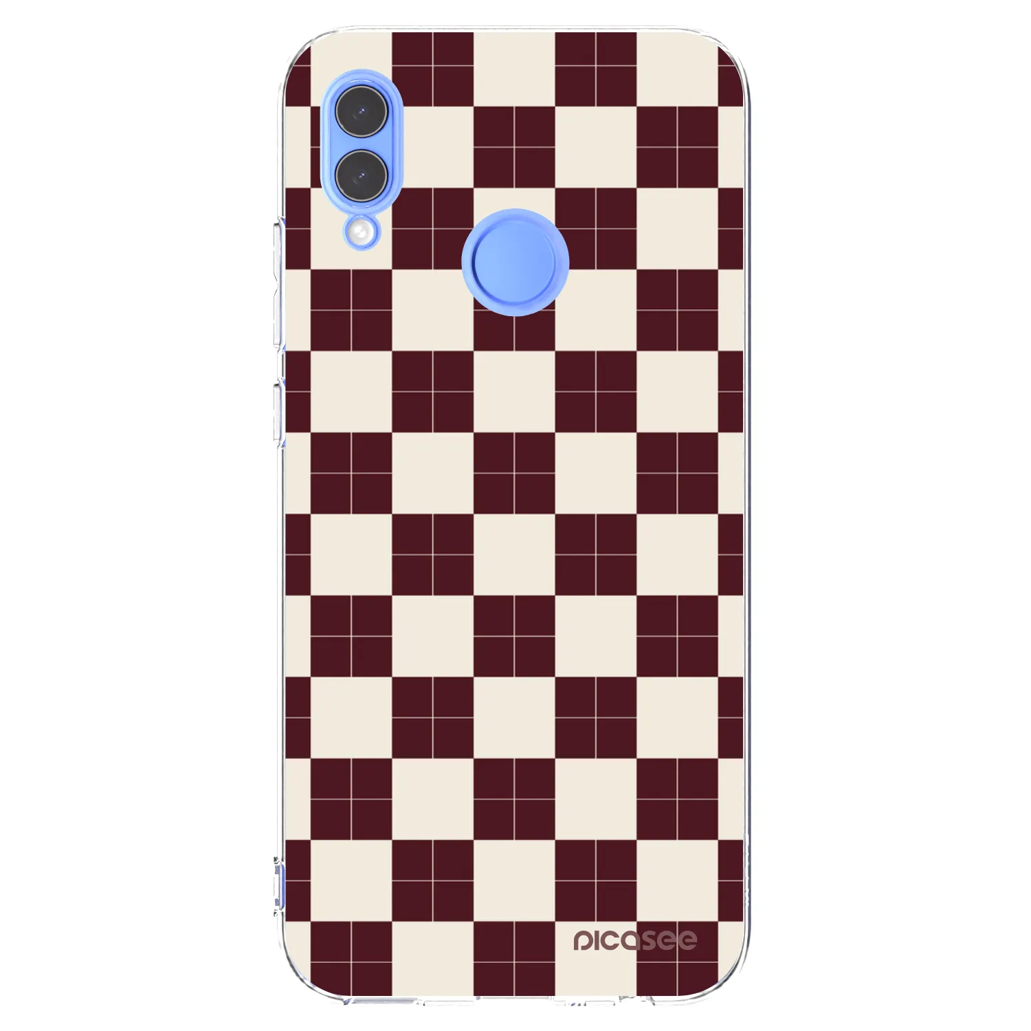 Picasee Huawei P Smart 2019 Hülle - Transparentes Silikon - Checked Away