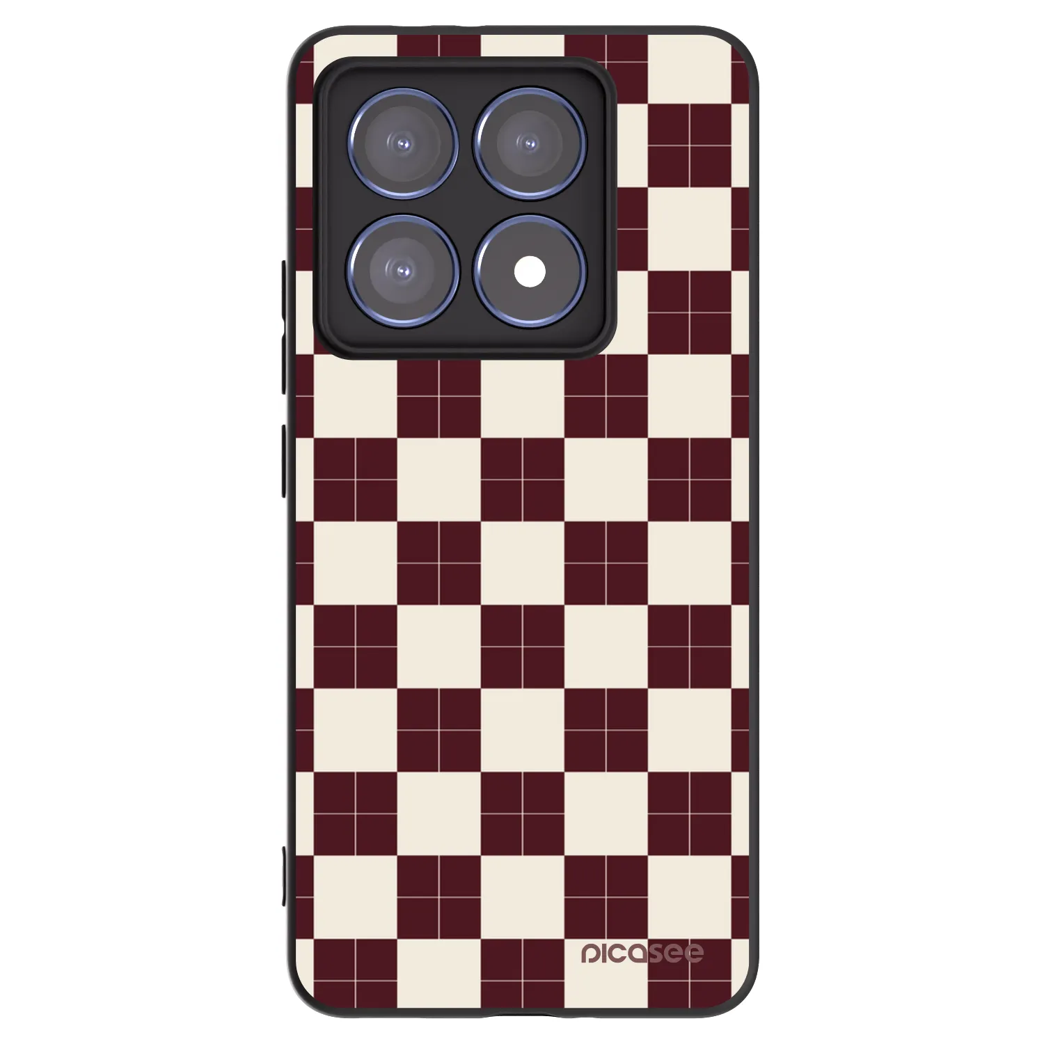 Picasee Xiaomi 14T Pro Hülle - Schwarzes Silikon - Checked Away