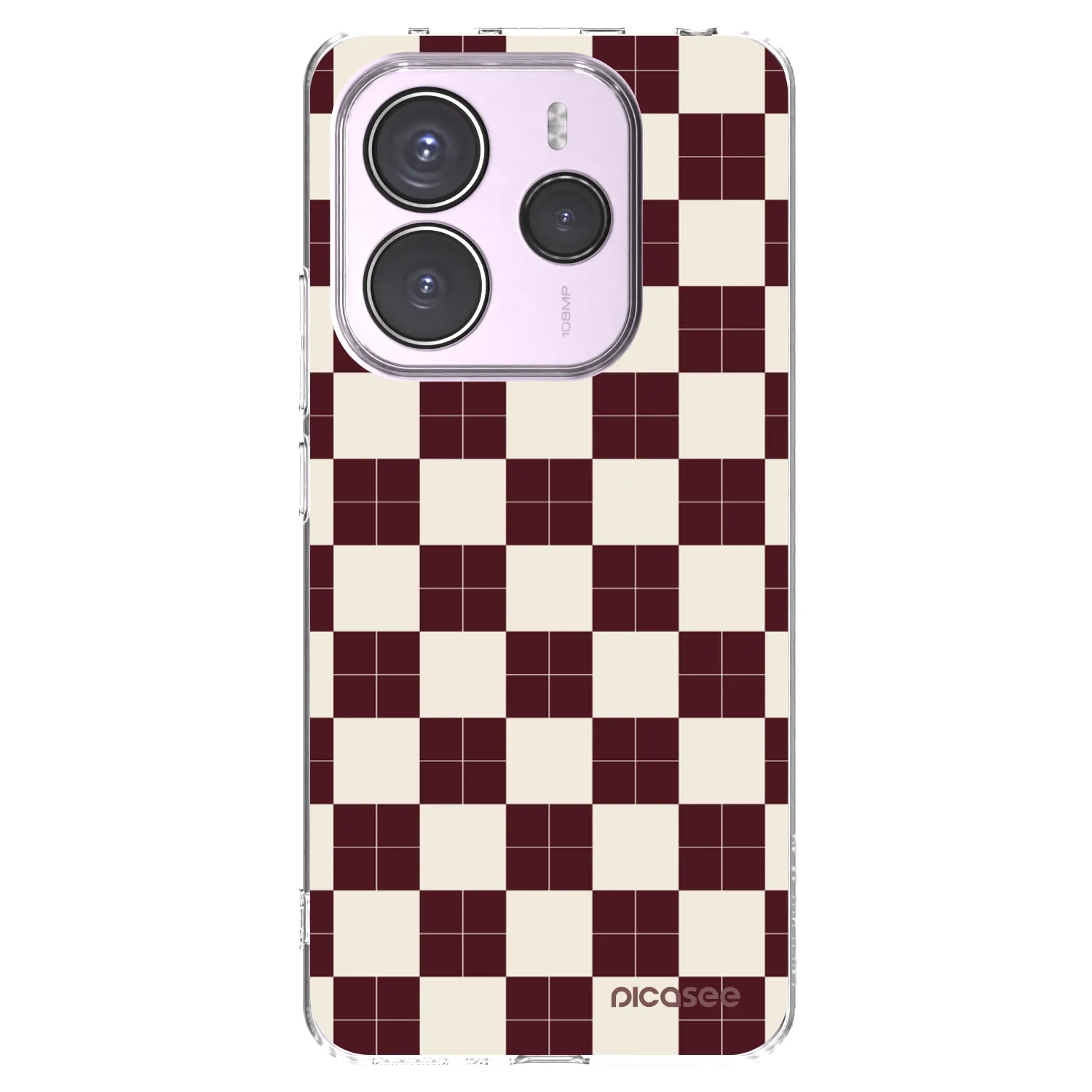 Picasee Xiaomi Redmi Note 14 5G Hülle - Transparentes Silikon - Checked Away